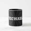 Search for spider web pattern mugs Black