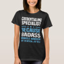 Search for credential tshirts Job