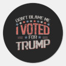 Search for vote for trump stickers White house