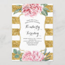 Search for white and gold bridal shower invitations Floral