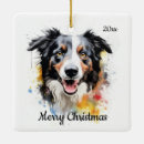 Search for border collie christmas tree decorations Animal