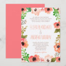 Search for canopy wedding invitations Watercolor flowers