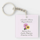 Search for november key rings Chrysanthemum