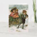 Search for victorian boy christmas cards Holly