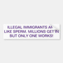 Search for illegal immigrants bumper stickers Usa