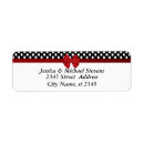 Search for red polka dot return address labels Trendy