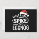 Search for eggnog christmas cards Santa