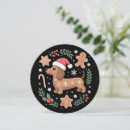 Search for weiner dog christmas cards Santa