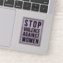 Search for victim stickers Domestic violence awareness