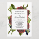 Search for red rose wedding invitations Winter