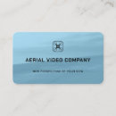 Search for aerial photography business cards Blue