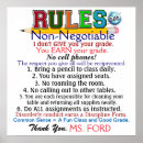 Search for expectations classroom posters Back to school