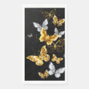 Search for butterfly napkins Black