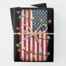 Search for patriotic christmas wrapping paper Usa