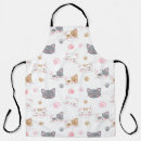 Search for cute drawing aprons Cat lovers