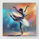 Search for ballerina clocks Dancer