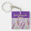 Search for bee on purple key rings For her