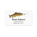 Search for fly fishing return address labels For him