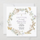 Search for boho floral christening invitations Baby