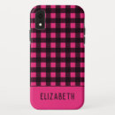 Search for pink black plaid iphone cases Pattern