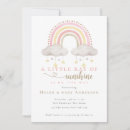 Search for ray of sunshine baby shower invitations Elegant