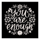 Search for you are enough posters Self love