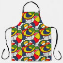 Search for red black green aprons Blue