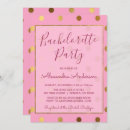 Search for pretty hen party invitations Gold