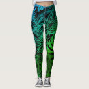 Search for green leaf pattern leggings Exotic