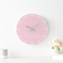 Search for pink and white clocks Minimal