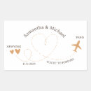 Search for airplane wedding stickers Travel