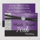Search for amethyst birthday invitations Diamond