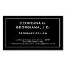 Search for understated business cards Professional