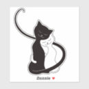 Search for cat valentine stickers White