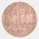 Search for rose gold faux glitter stickers Glam