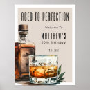 Search for funny 50th birthday posters Aged to perfection