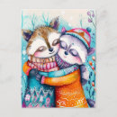 Search for love snow postcards Cute