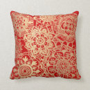 Search for red gold cushions Mandala