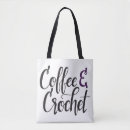 Search for crochet bags Typography