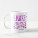 Search for make your dreams come true mugs Quotes