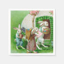 Search for vintage easter bunny napkins Basket
