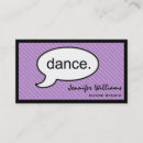 Search for dancing studio business cards Professional