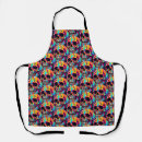 Search for artistic design aprons Colourful