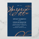 Search for surprise 100th birthday invitations Simple