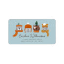Search for cute kitty return address labels Winter