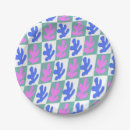 Search for green plaid pattern plates Blue