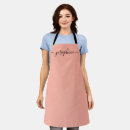 Search for peach aprons Script