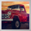 Search for chevrolet truck posters Red
