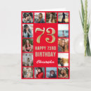 Search for 73 year birthday cards Seventy third birthday