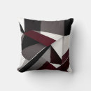 Search for black and burgundy cushions White